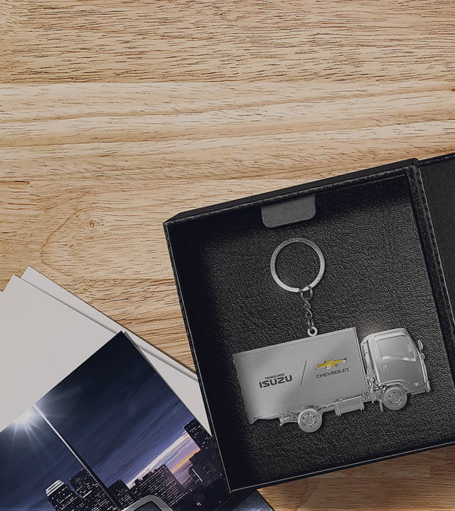 Llaveros Buses y camiones Chevrolet en Colombia