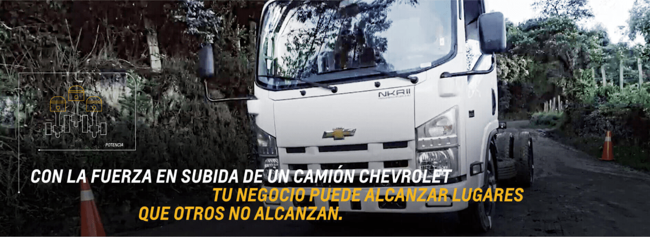 Camiones Familia N, menor consumo de combustible | Chevrolet Camión Colombiano