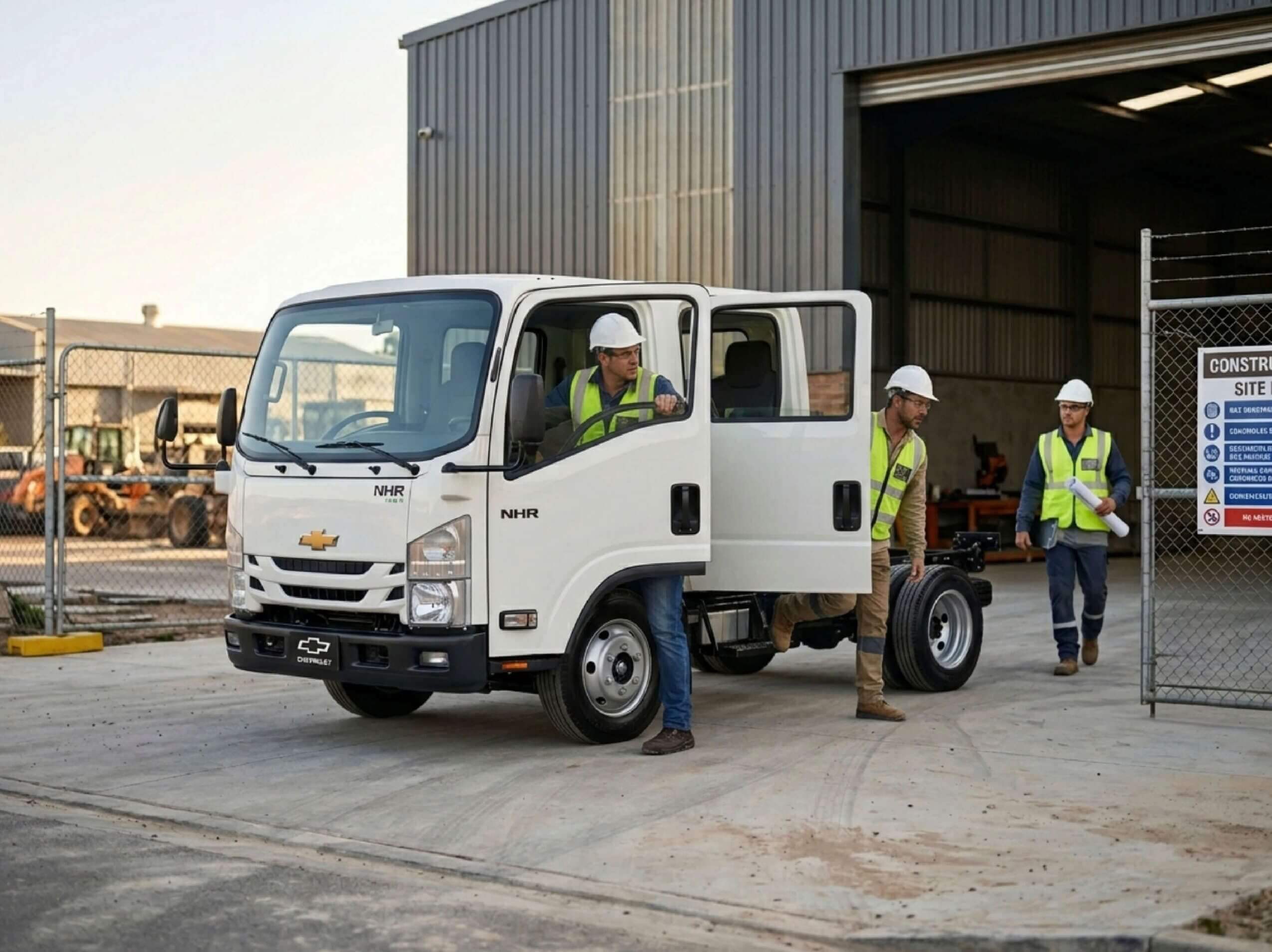 Camion-doble-cabina-NHR-Carga-y-pasajeros